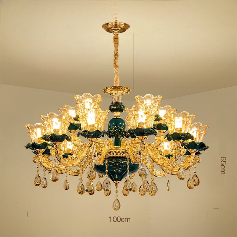 Lustre en céramique vintage