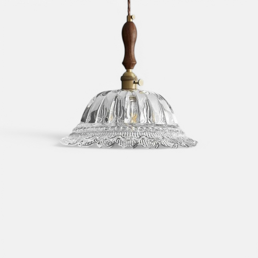 French vintage design pendant lights with brass base