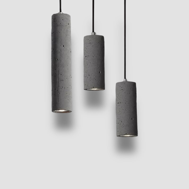 Modern pendellampa i sten