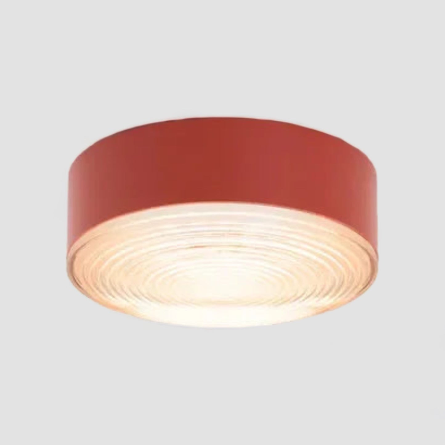 Ronde plafondlamp met retrodesign