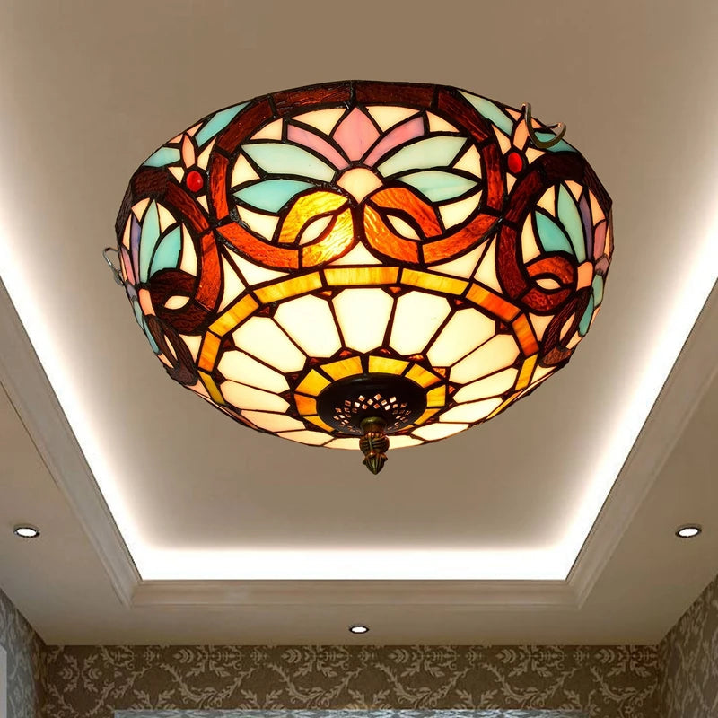 Plafonnier vintage Tiffany