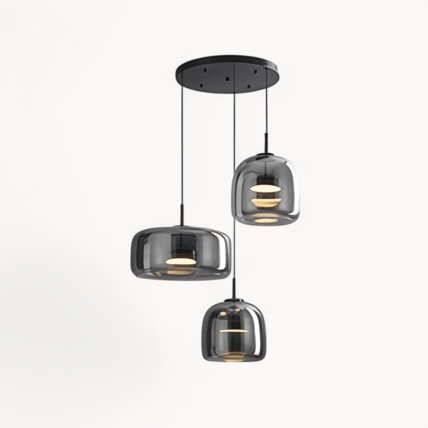 Glazen LED Nordic Hanglamp met verstelbare kabel