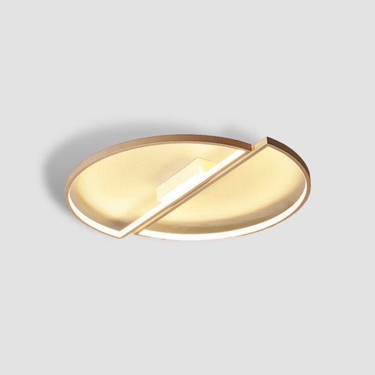 Modern taklampa med skuren cirkel