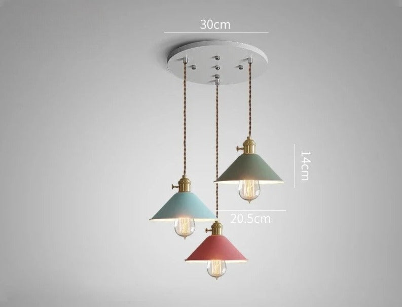 Lámpara colgante minimalista de granja