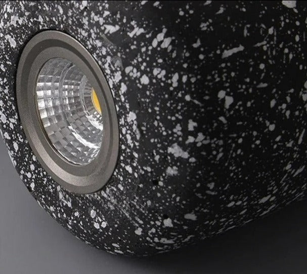 Cement deco pendant light