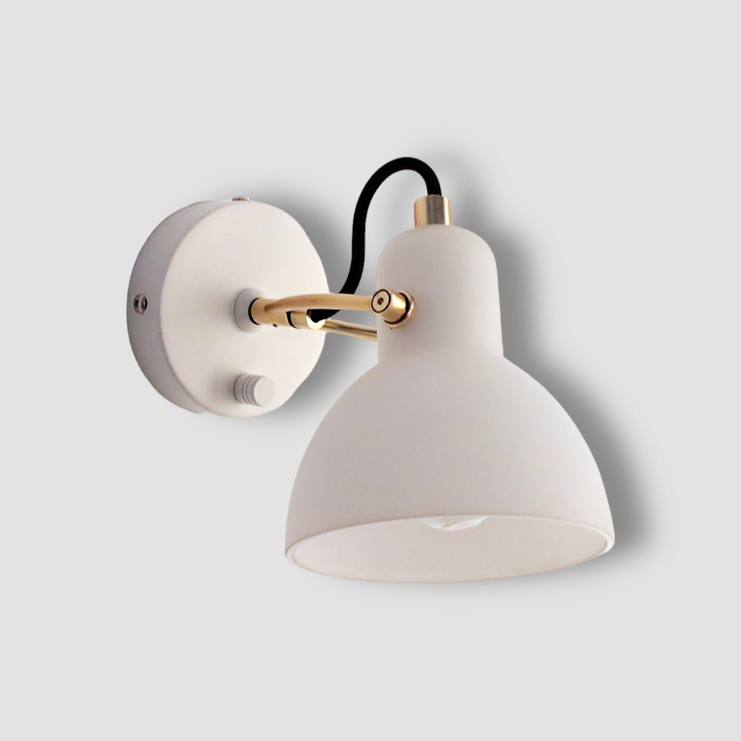 Lampe murale blanche