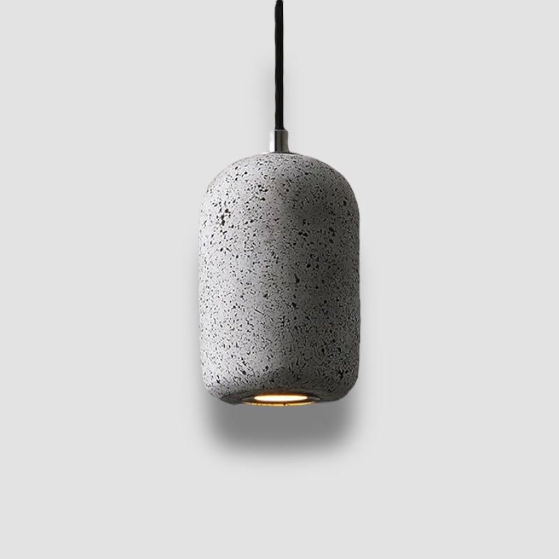 Cement deco pendant light