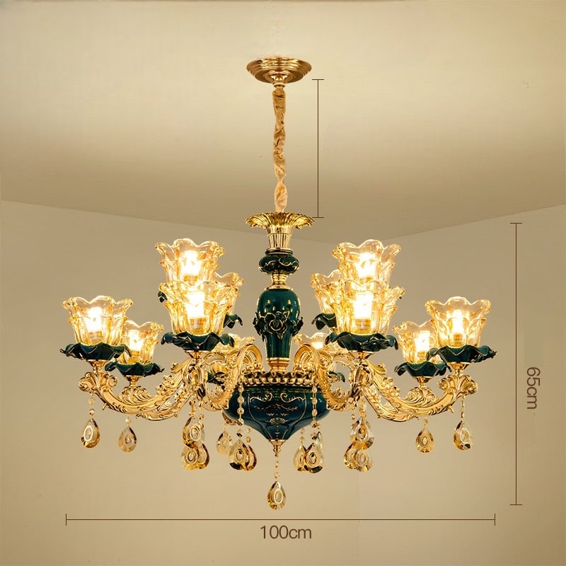 Lustre en céramique vintage