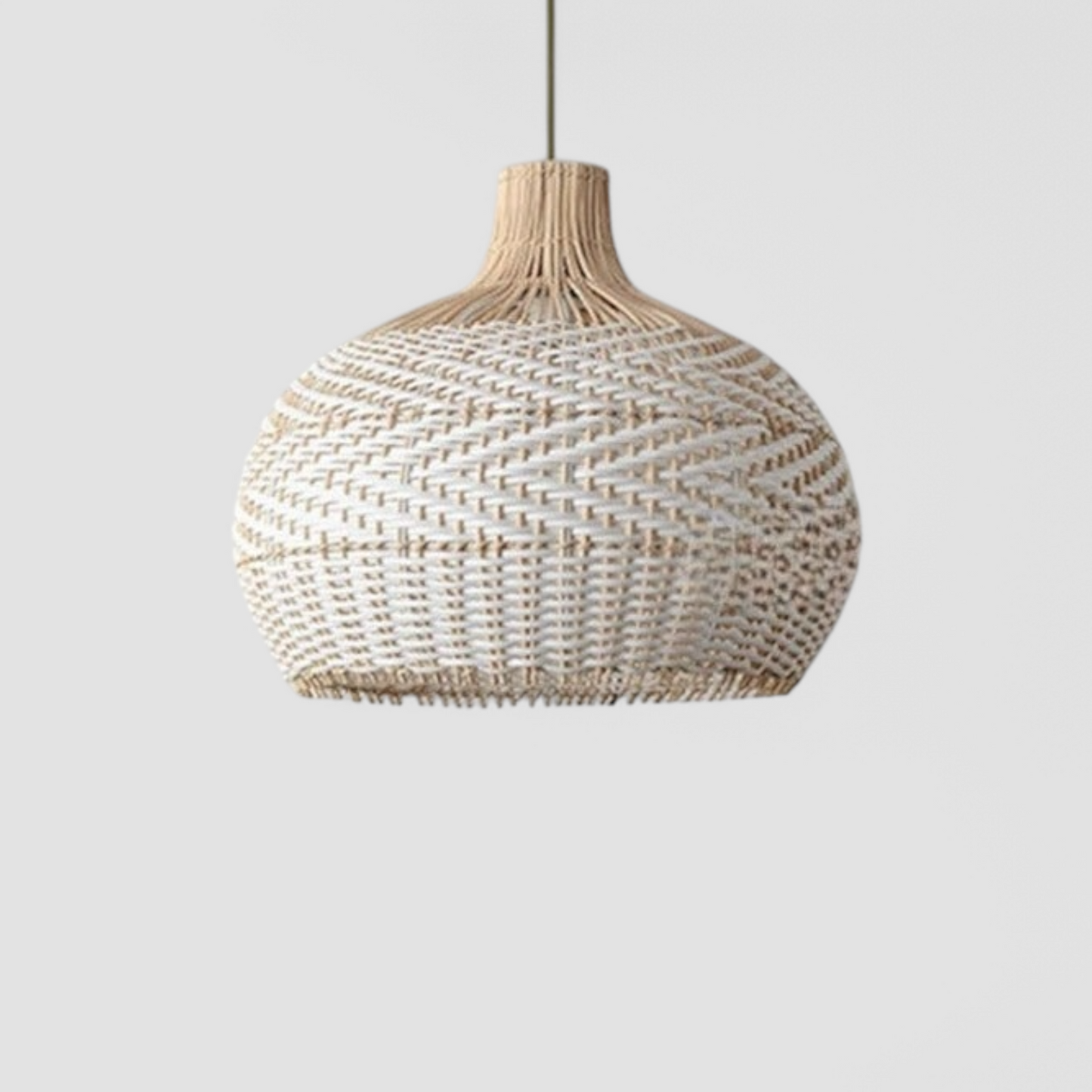 LUXELY rattan pendant light boho farmhouse