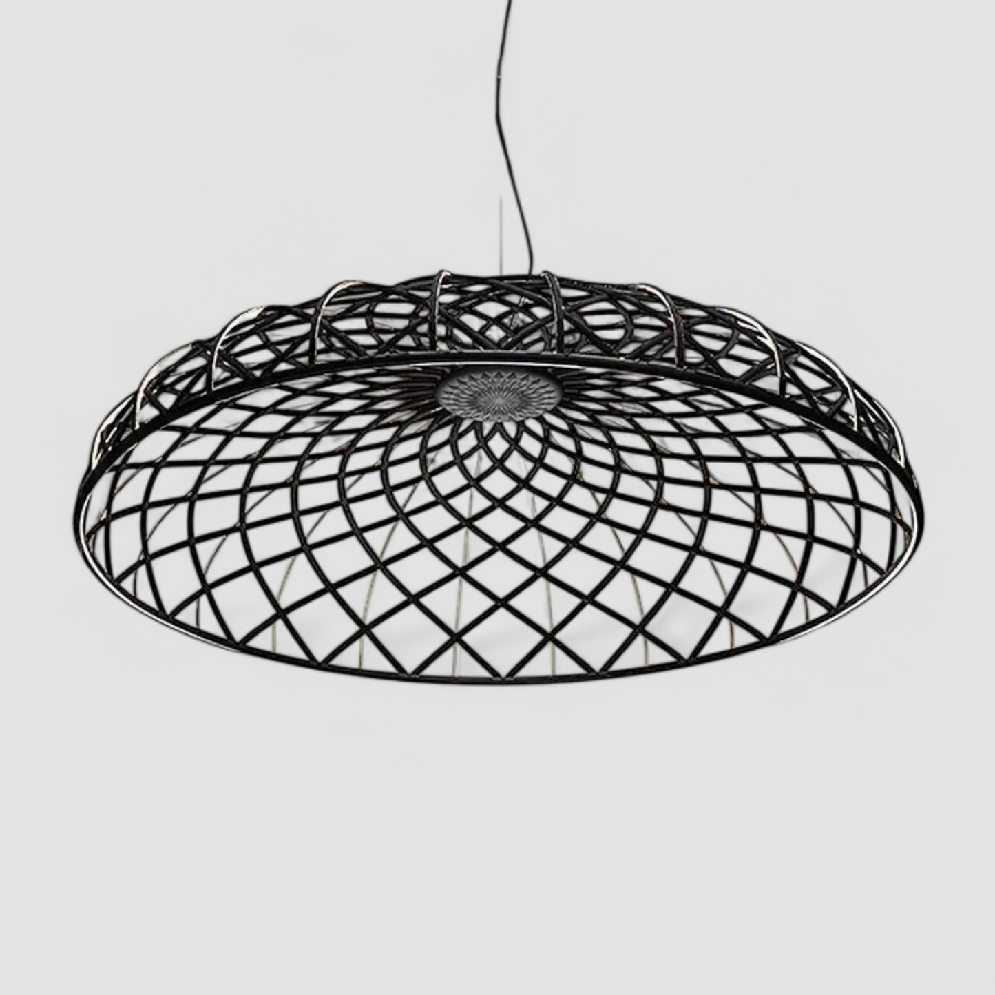 LUXELY Lámpara colgante de malla nórdica para salón