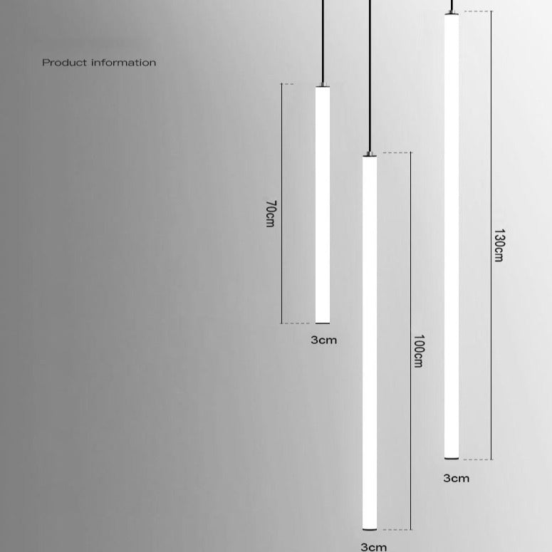 Rod Modern Nordic Pendant