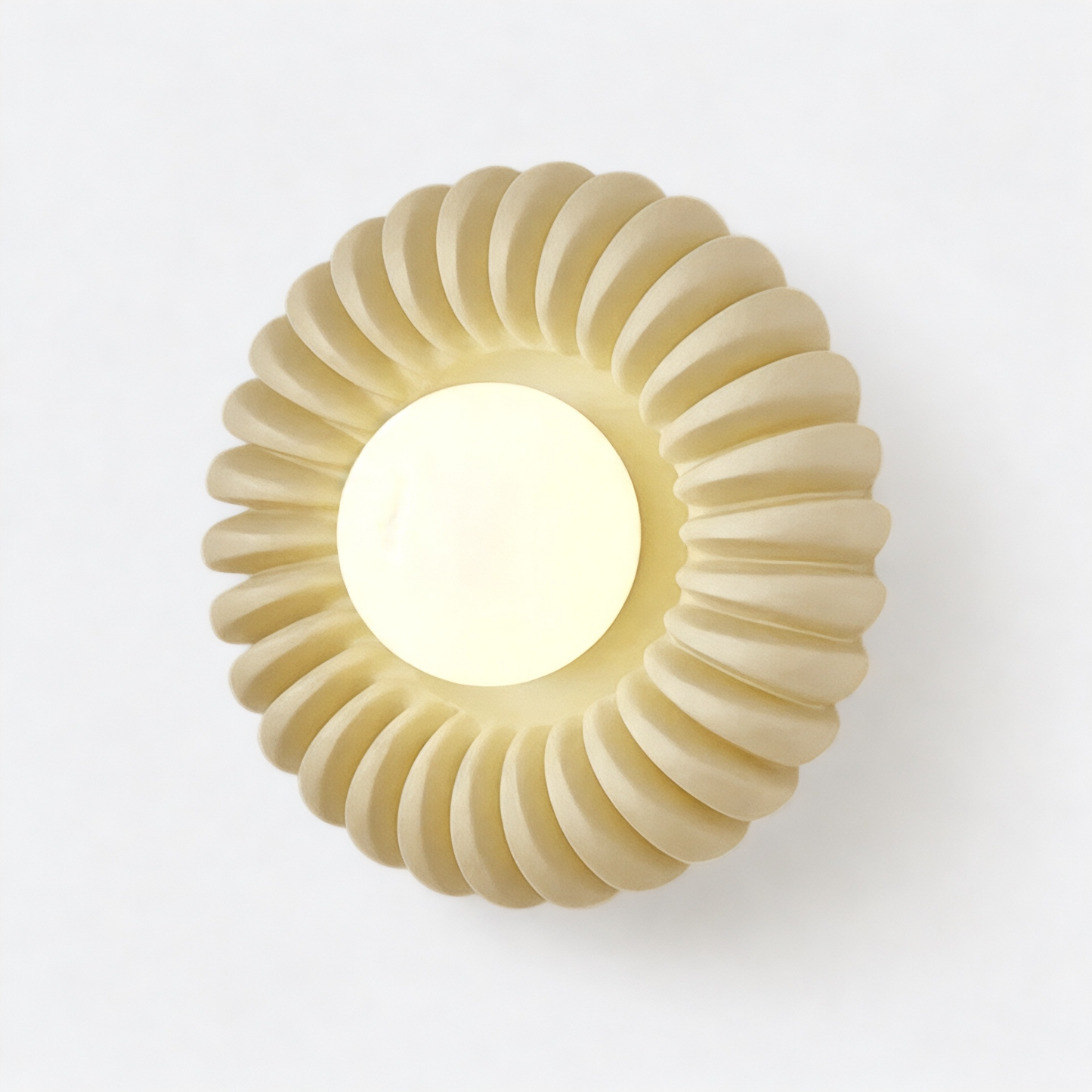 LUXELY french retro white bedside lamp for bedroom