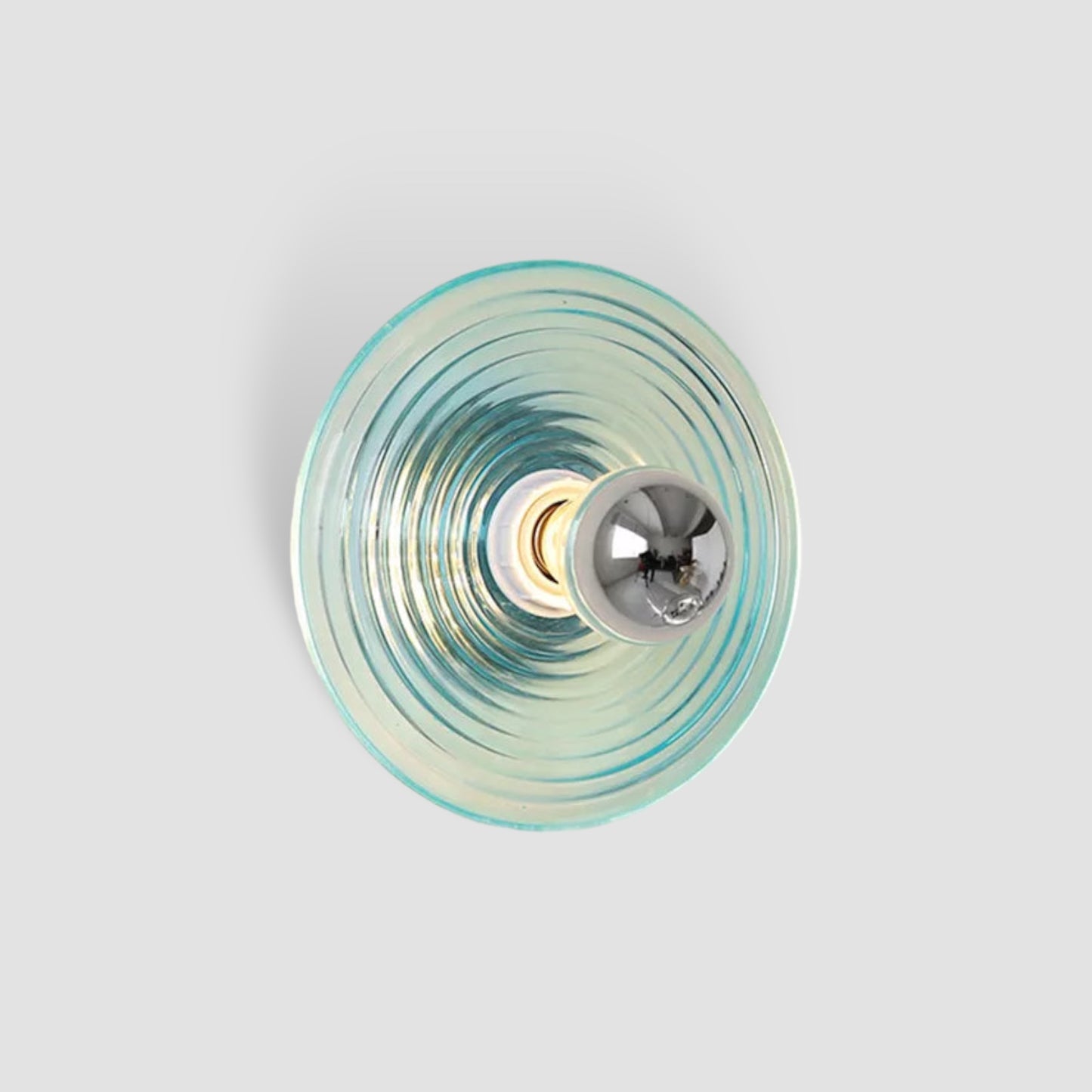 Retro vintage glass wall lamp