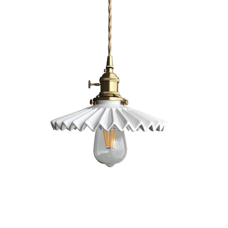 Japanese ceramic pendant light