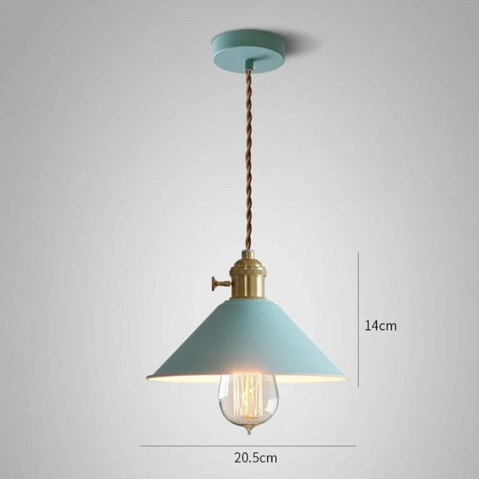 Lámpara colgante minimalista de granja