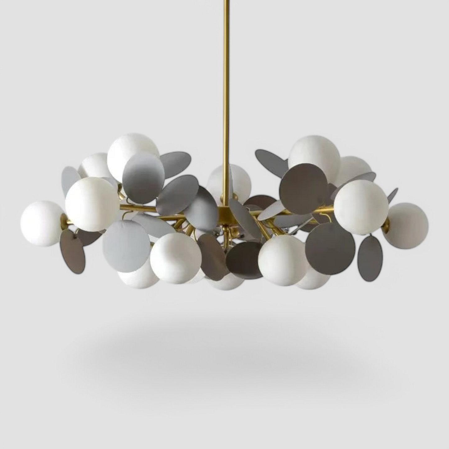 LUXE moderne glazen hanglamp met druivendesign