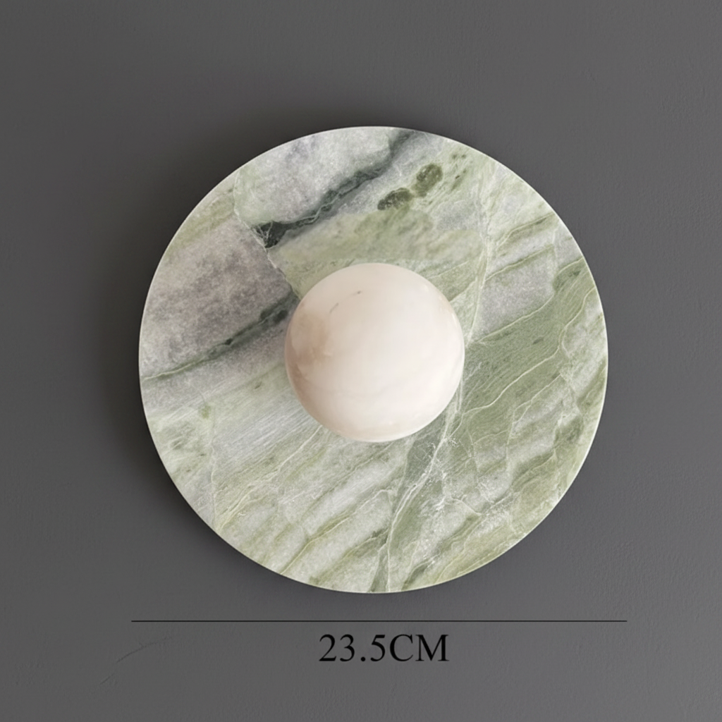 Wandleuchte aus Marmor und Alabaster