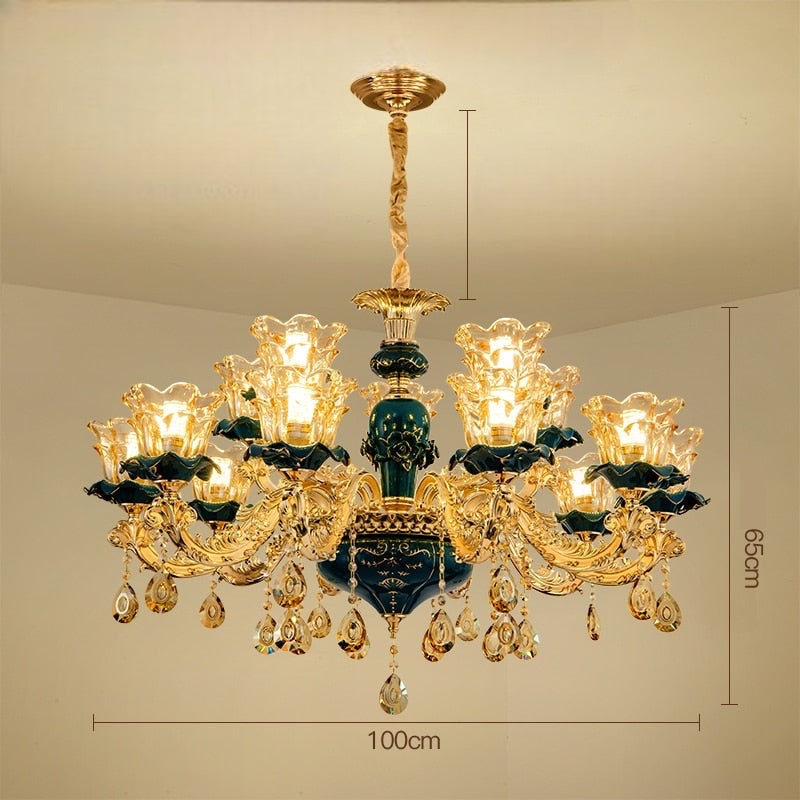 Lustre en céramique vintage