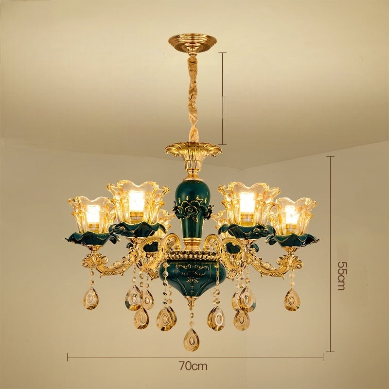 Lustre en céramique vintage