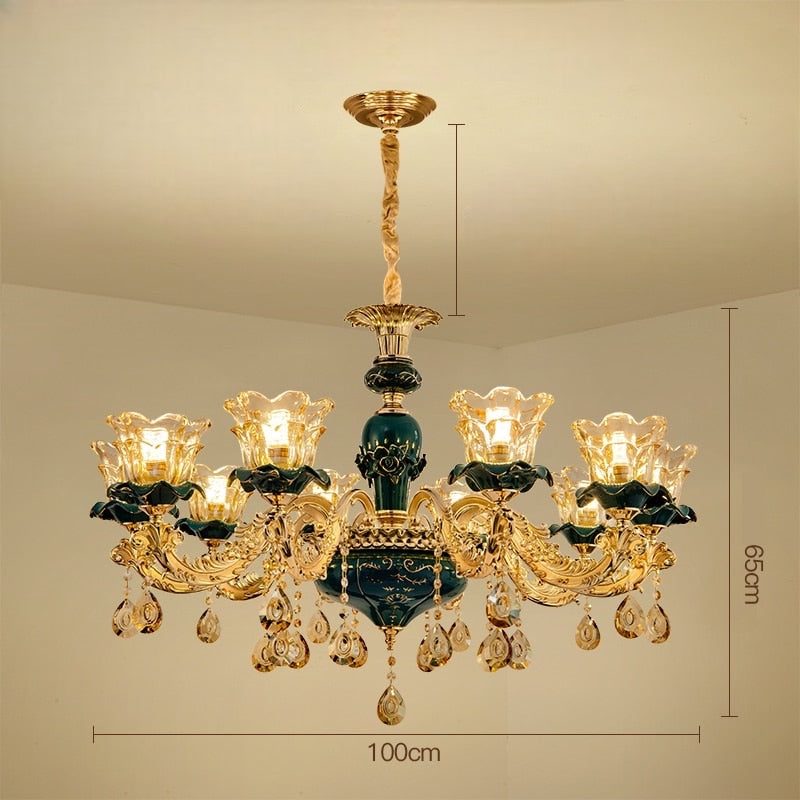 Lustre en céramique vintage