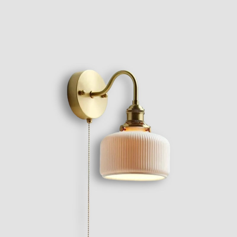Scandinavische keramische wandlamp