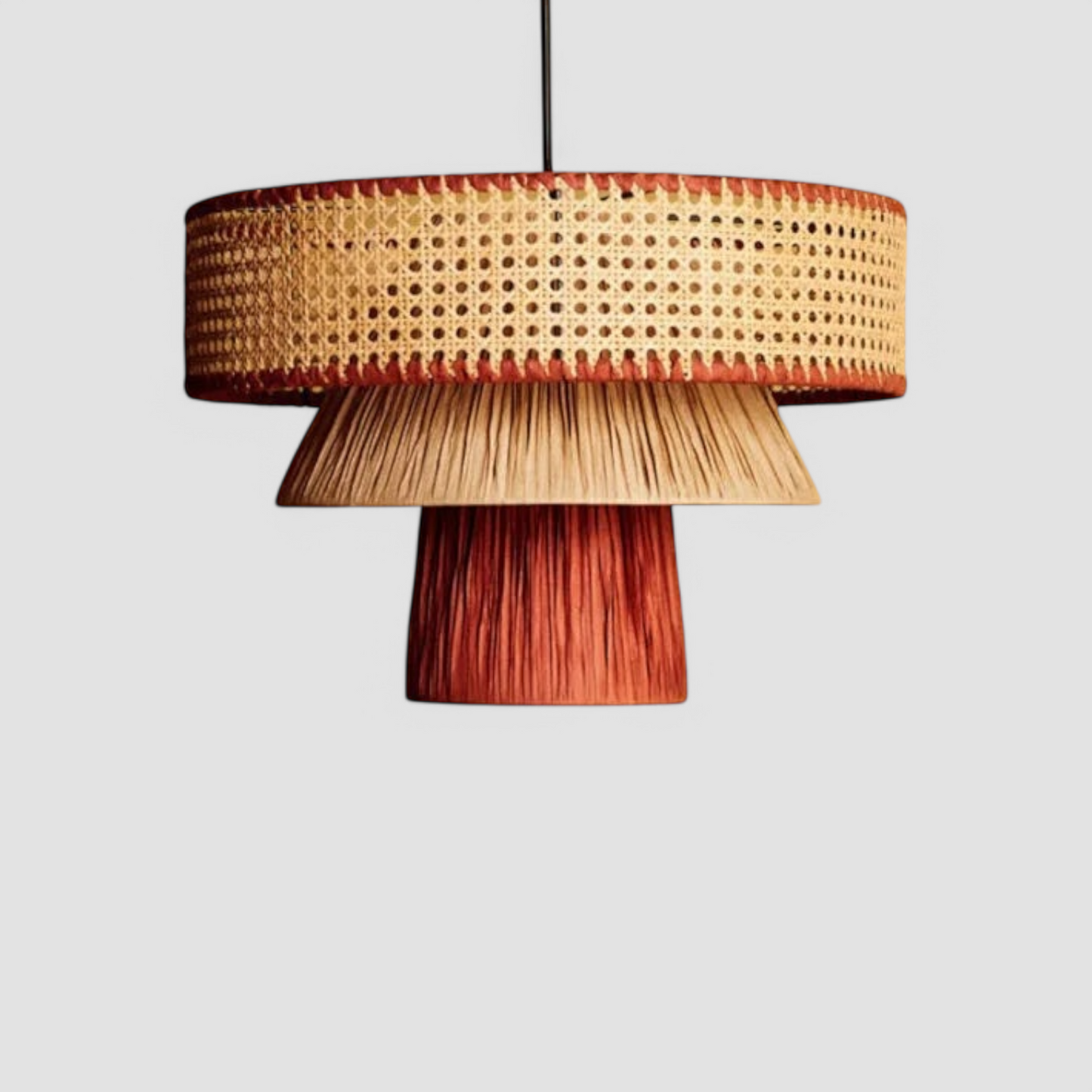 LUXELY nordic rattan pendant light