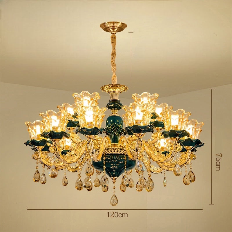 Lustre en céramique vintage