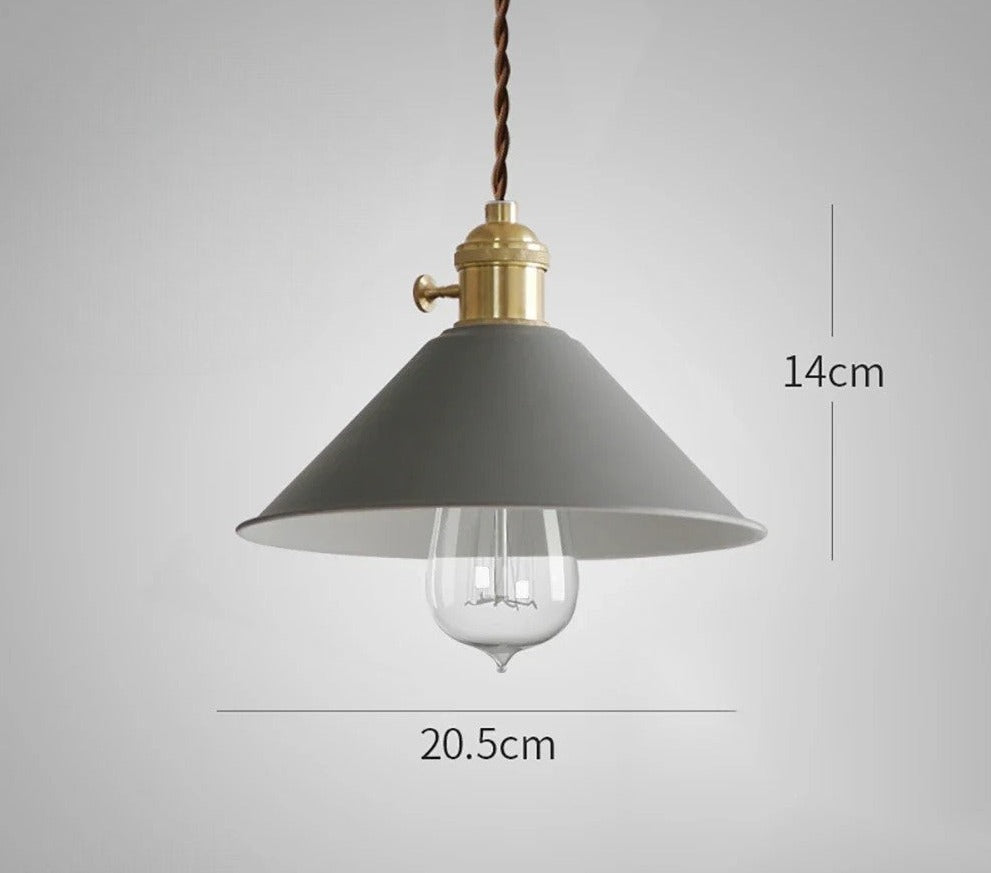 Lámpara colgante minimalista de granja