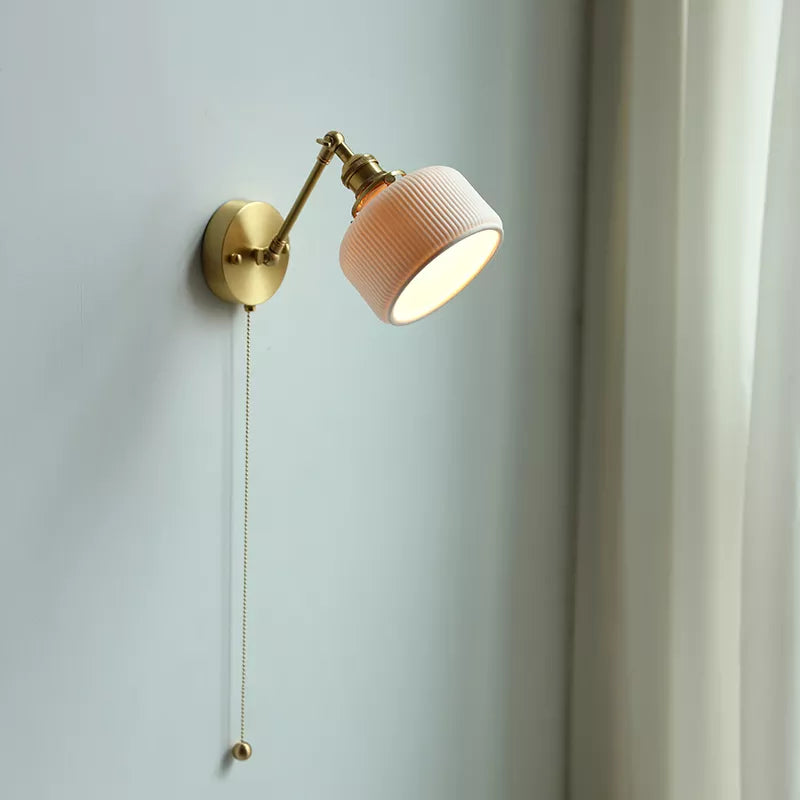 Scandinavische keramische wandlamp