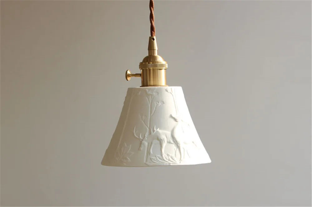 Kitchen ceramic pendant light