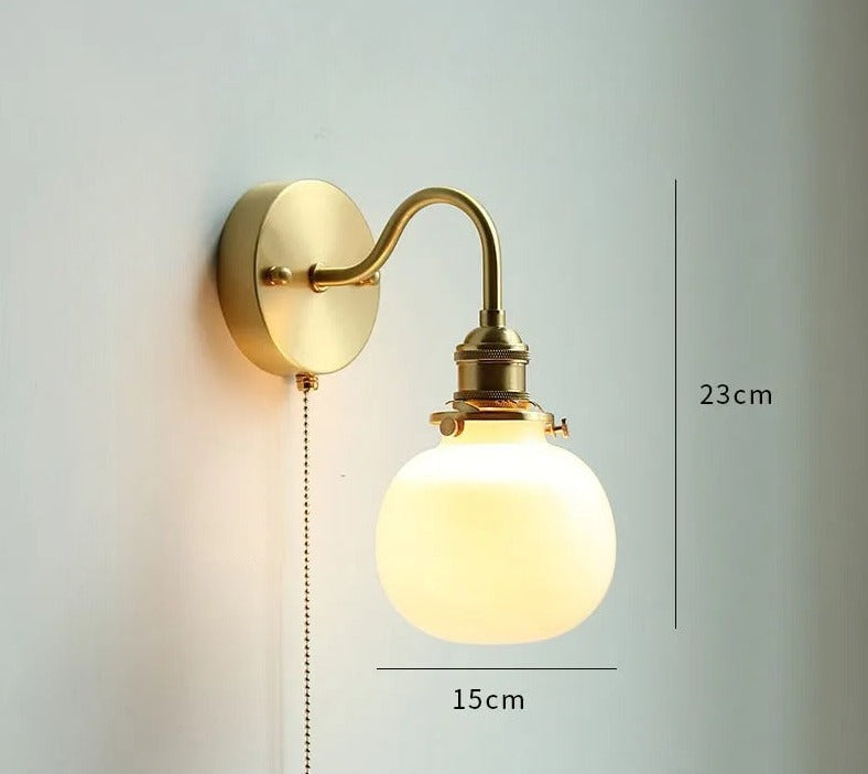 Scandinavische keramische wandlamp