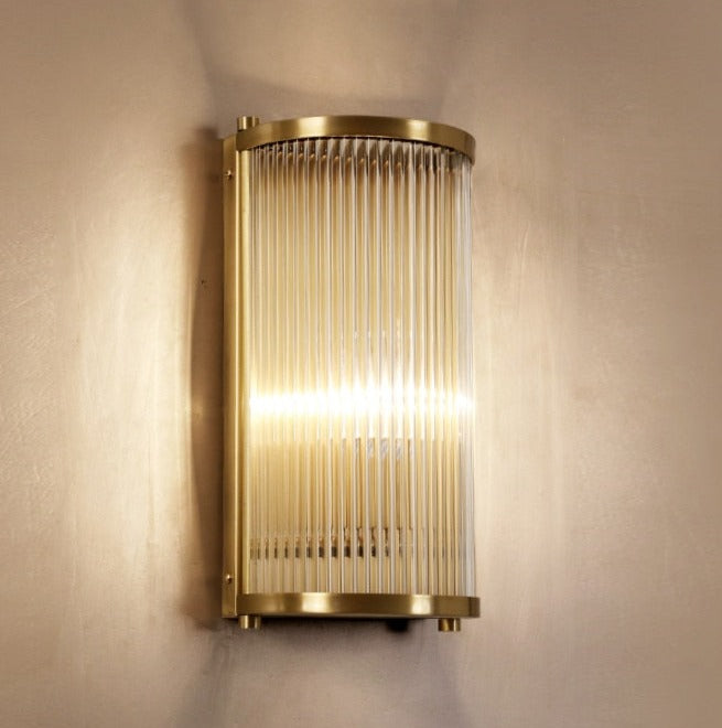 Contemporary Copper Plated Wall Light