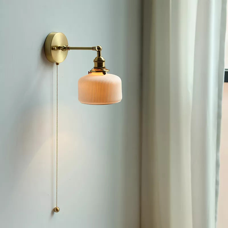 Scandinavische keramische wandlamp