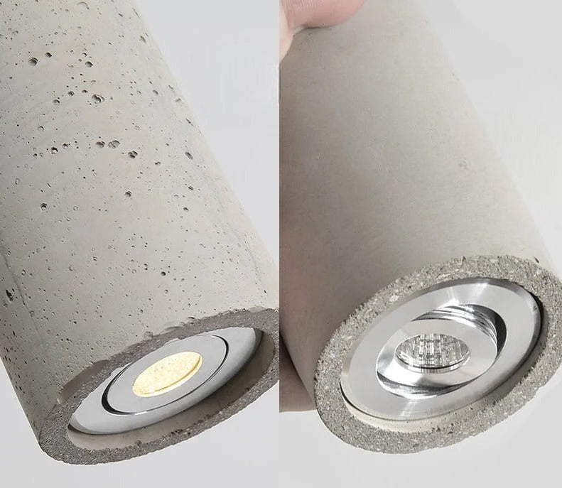 Modern pendellampa i sten