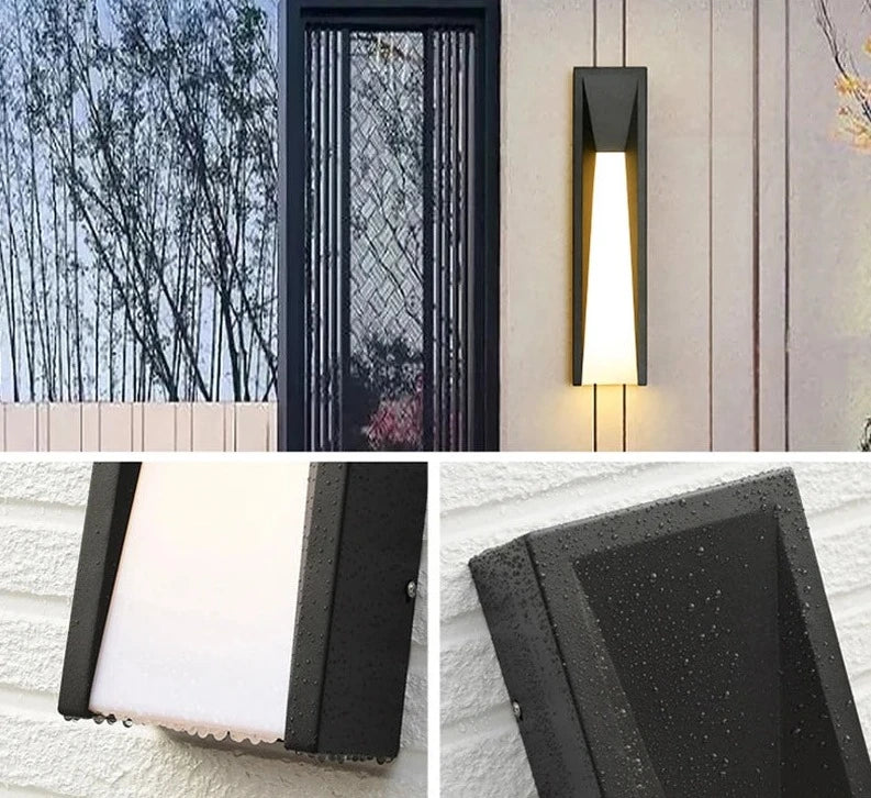 Modern lampett för utomhusbruk