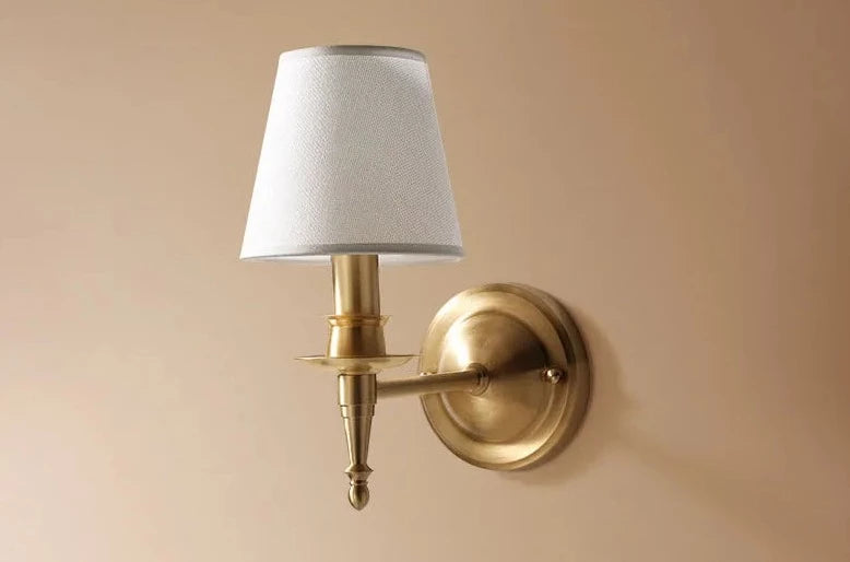 Lámpara de pared de cobre