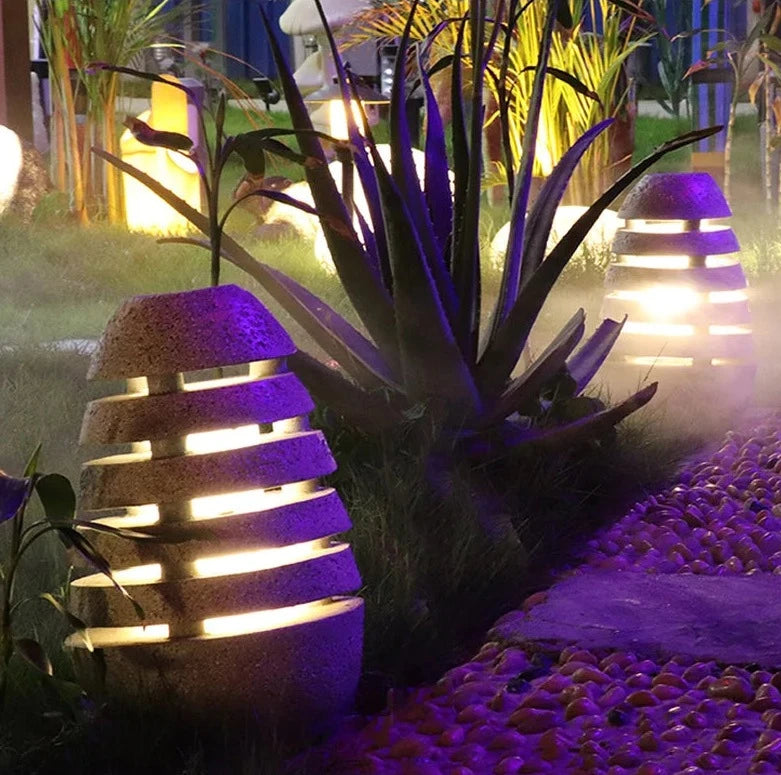 Lampe de jardin de villa d'extérieur de style japonais LUXEY
