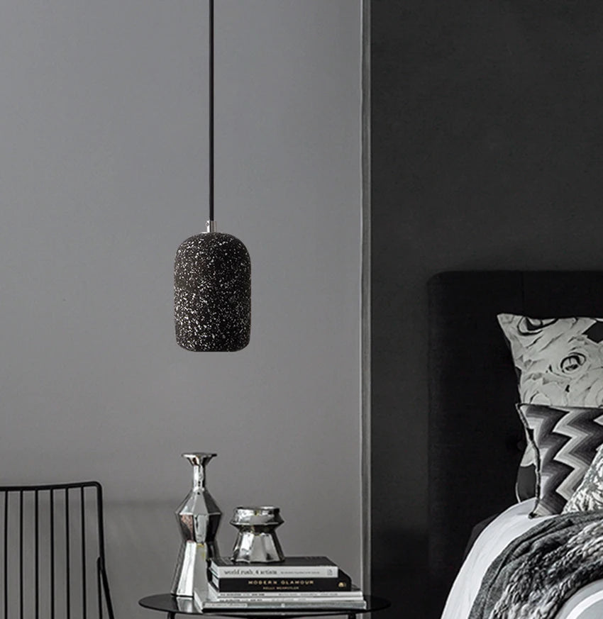 Cement deco pendant light