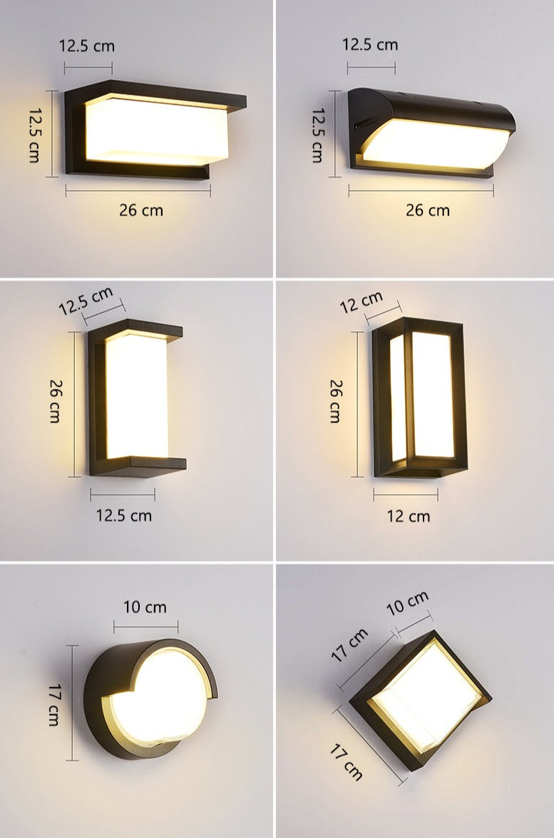 Luxueuze verandaverlichting met bewegingssensor