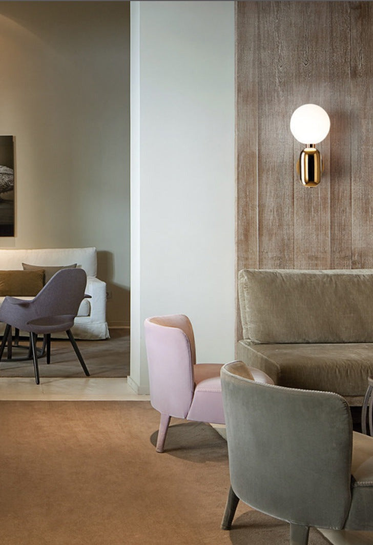 Minimalistische Gouden Wandlamp