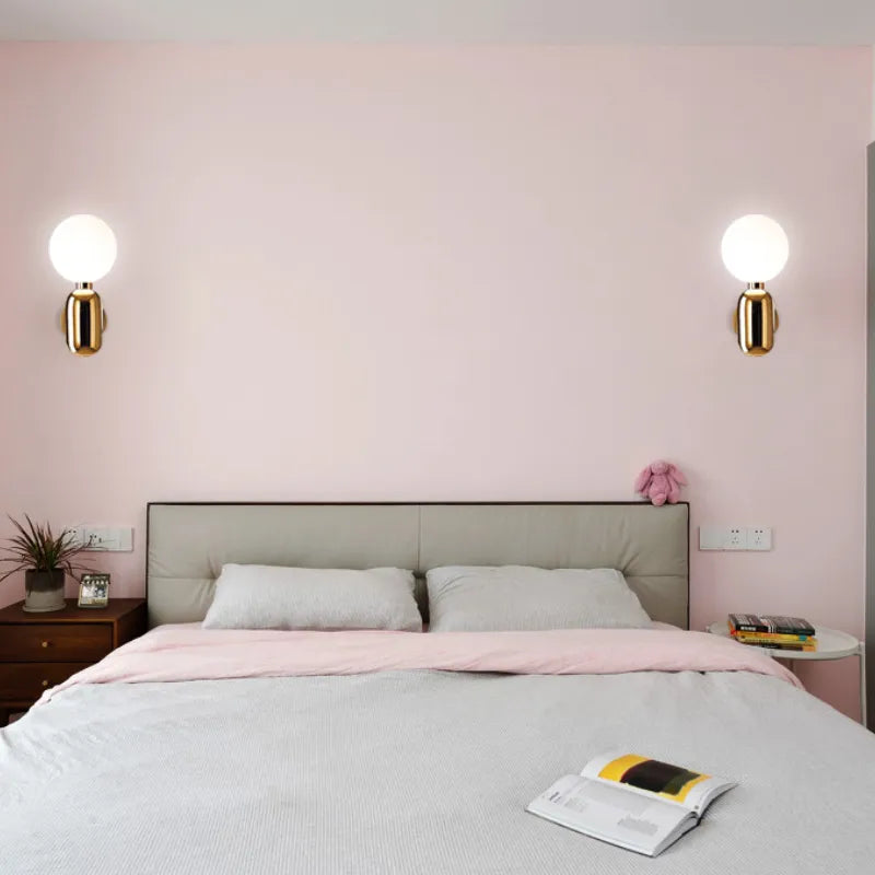 Minimalistische Gouden Wandlamp