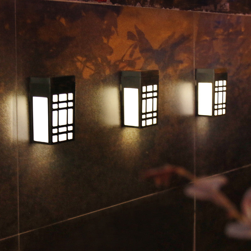 Japanese Solar Outdoor Wall Light
