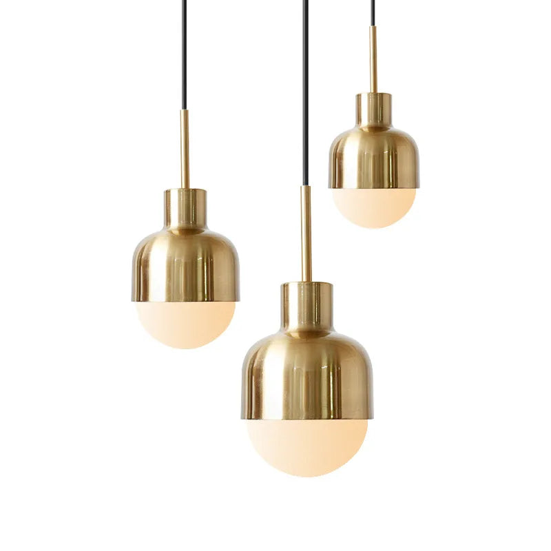 Moderne gouden eetkamerhanger
