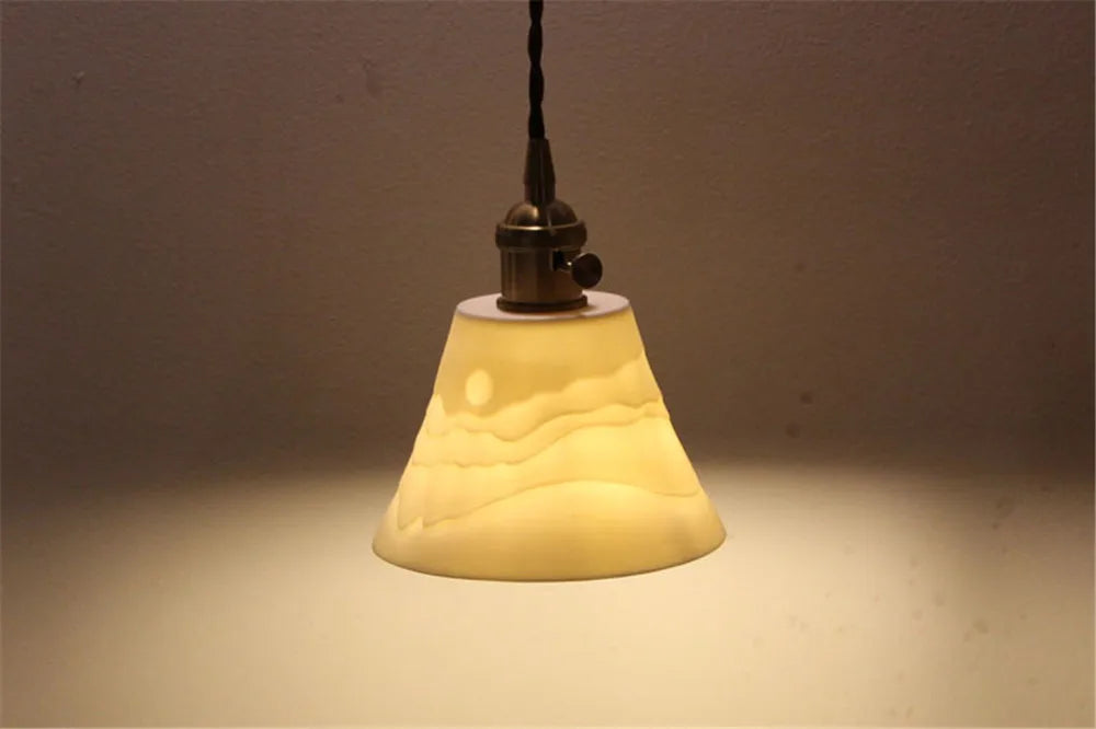 Kitchen ceramic pendant light