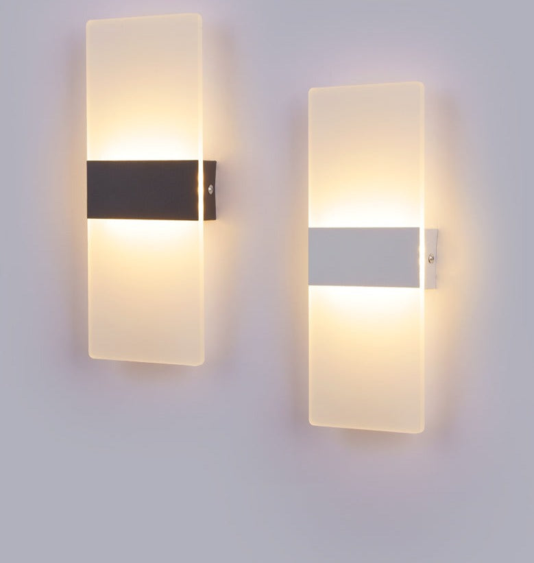 Moderne slaapkamer wandlamp