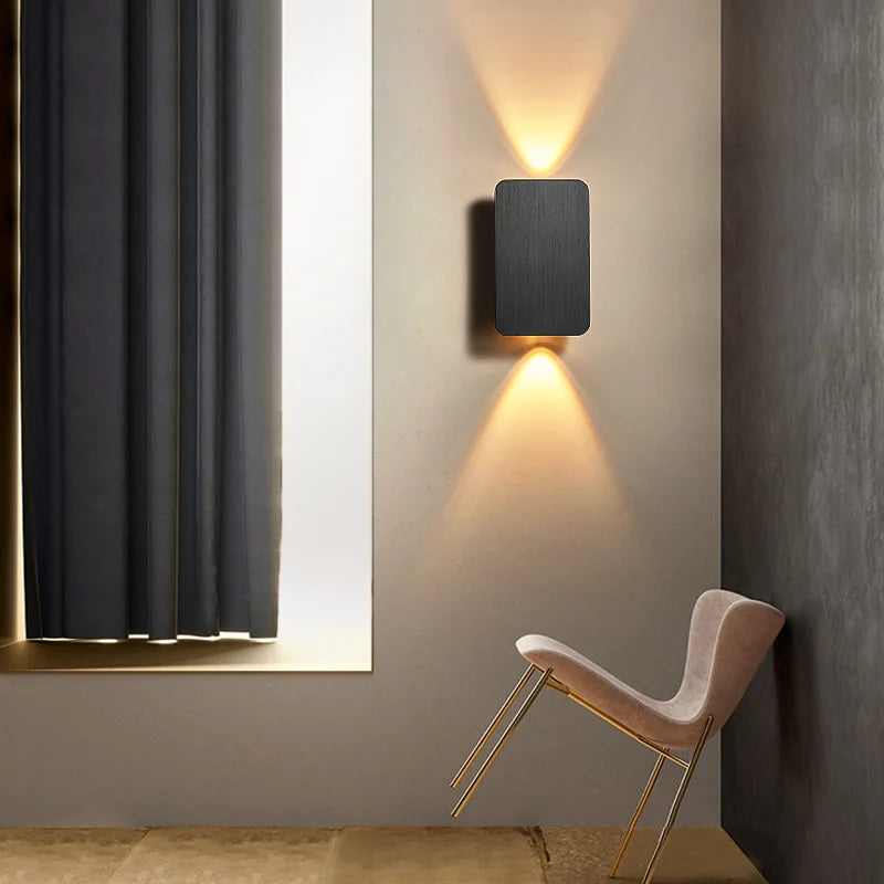 LUXELY nordic LED wall lights for bedroom