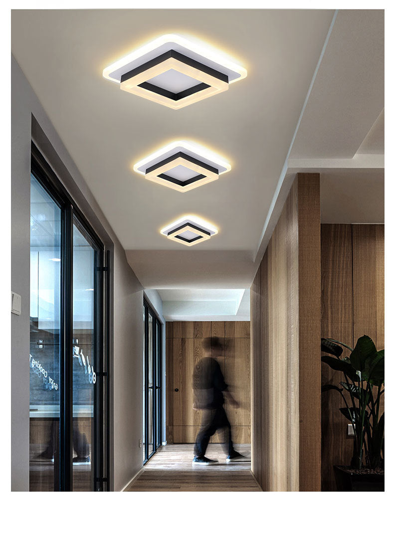Ronde Vierkante Vorm Plafondlamp