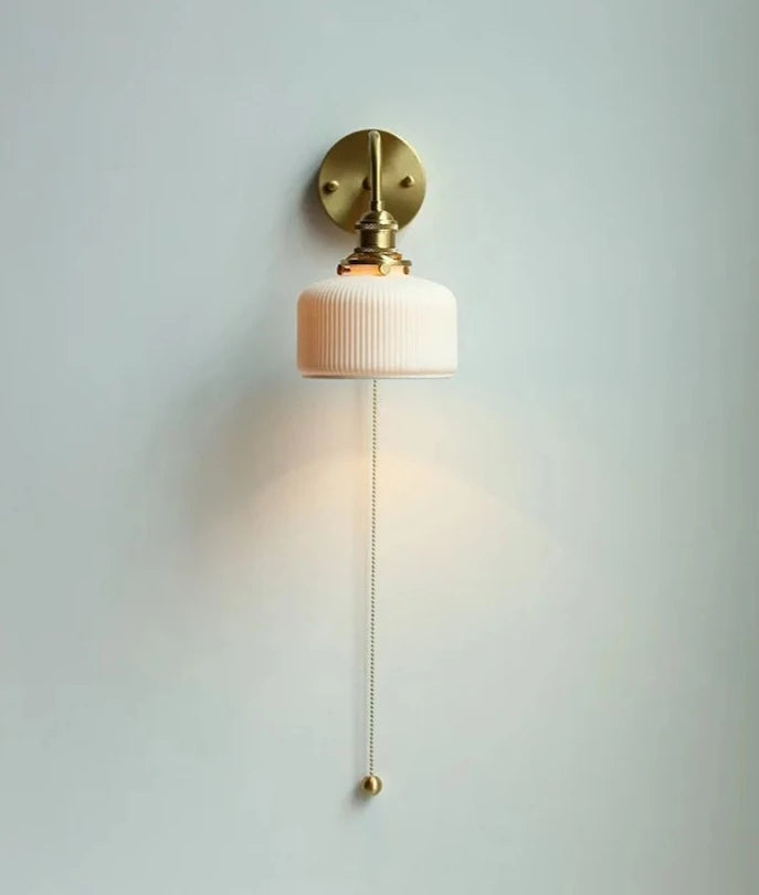 Scandinavische keramische wandlamp