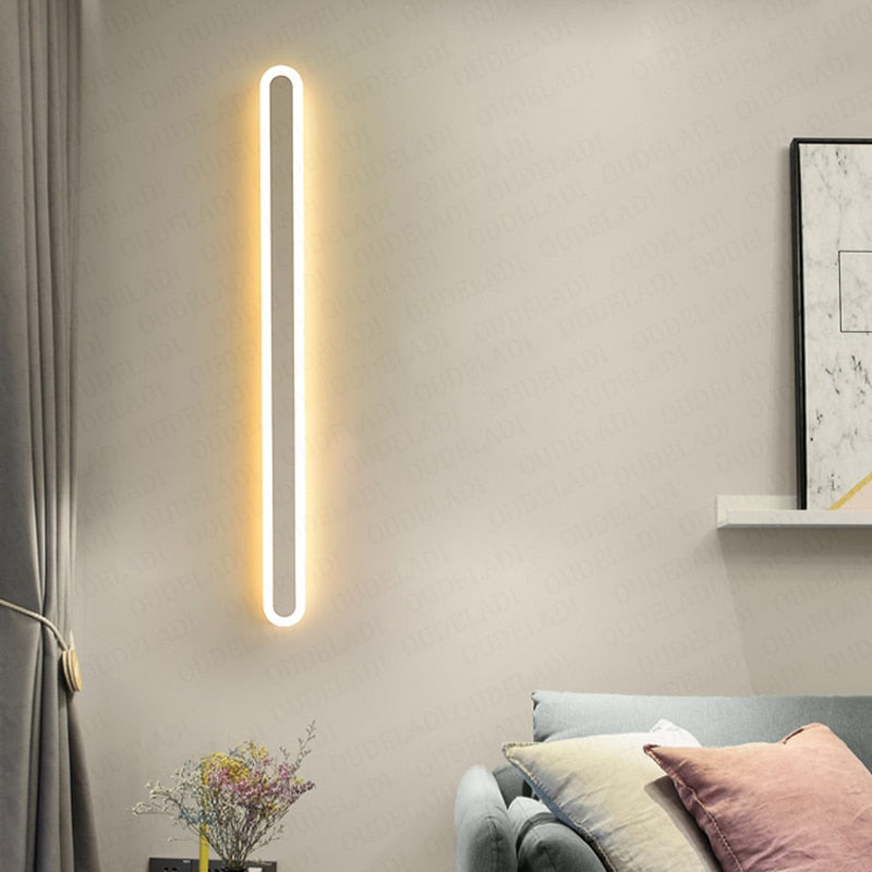 Applique murale minimaliste à diodes électroluminescentes