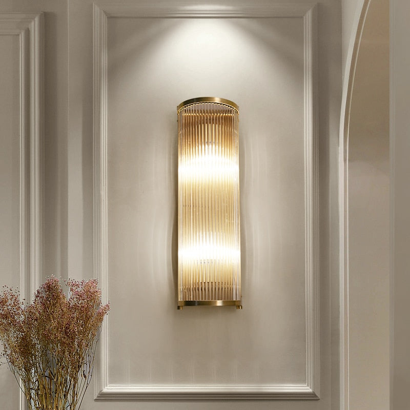 Contemporary Copper Plated Wall Light